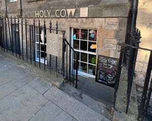 Exterior at Holy Cow in Edinburgh