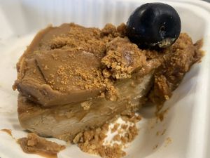 Biscoff cheesecake  at Holy Cow in Edinburgh