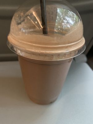 Cocoa peanut butter smoothie  at Holy Cow in Edinburgh