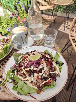 Root veggies bowl at Holy Cow in Edinburgh
