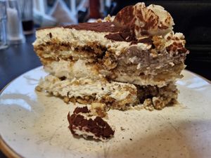 Tiramasu Cake ohh wowzers at Holy Cow in Edinburgh