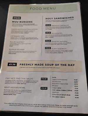   at Holy Cow in Edinburgh