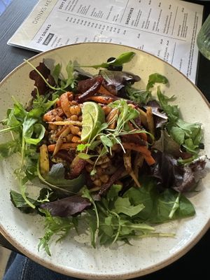 Bulgaria wheat salad  at Holy Cow in Edinburgh