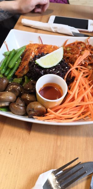 A salad my niece had beginning with B. Very tasty.  at Holy Cow in Edinburgh