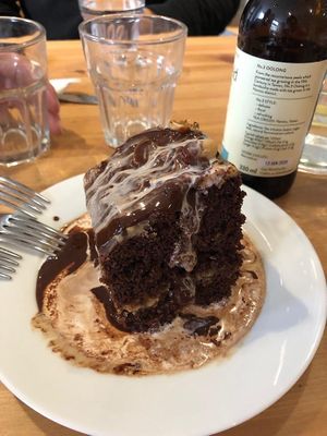 Peanut butter and chocolate caaake at Holy Cow in Edinburgh