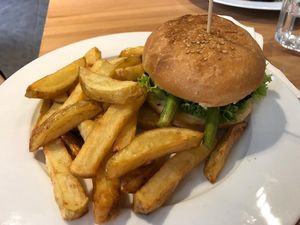 Portabello mushroom at Holy Cow in Edinburgh