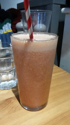 Energiser smoothie  at Holy Cow in Edinburgh