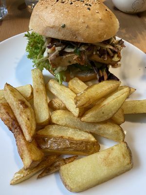 Vietnamese burger at Holy Cow in Edinburgh