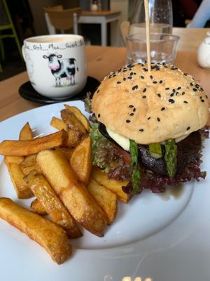 Portobello Burger at Holy Cow in Edinburgh