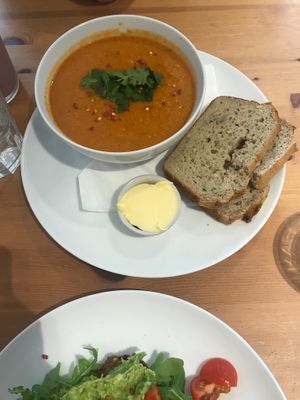 Pepper soup  at Holy Cow in Edinburgh