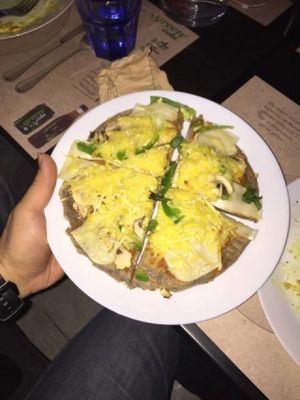 Vegan Pizza at Lime Bistro in Athens