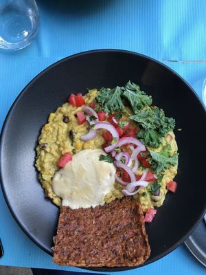 Burrito Curry Bowl. at Lime Bistro in Athens