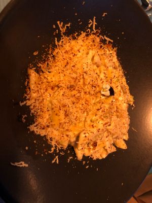 Wild mushroom pasta  at Lime Bistro in Athens