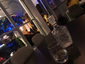 Waiting for food (-: at Lime Bistro in Athens