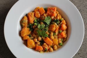 Yam & Kale Stew at An Edible Life in Canmore