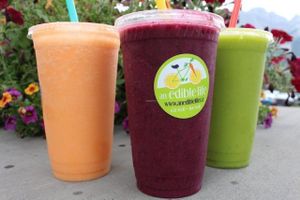 Smoothies at An Edible Life in Canmore