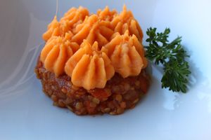 Lentil Shepherds Pie at An Edible Life in Canmore