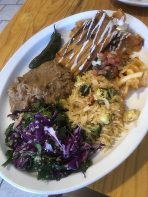 Tamale plate at Tumerico in Tucson