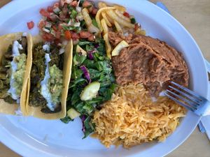 Jackfruit tacos at Tumerico in Tucson