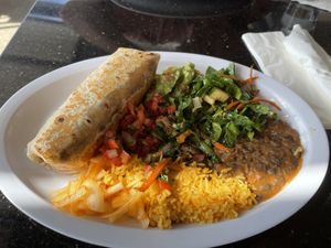 Al Pastor Tumerico Burrito  at Tumerico in Tucson