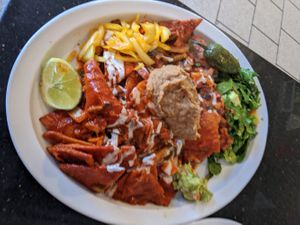 Chiiaquiles at Tumerico in Tucson