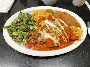 Cochinita Enchiladas  at Tumerico in Tucson