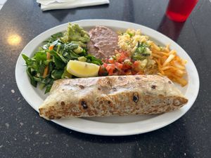 All powers burrito. Amazing at $13  at Tumerico in Tucson