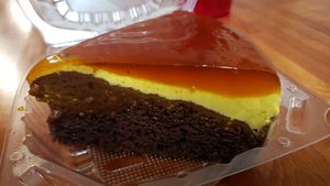 Chocoflan ($6). at Tumerico in Tucson