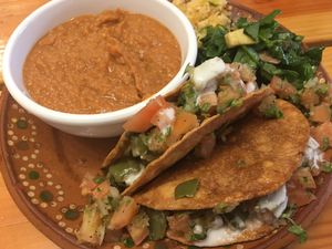 Yummy vegan tacos! at Tumerico in Tucson