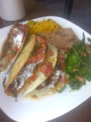 Incredible taco trio at Tumerico in Tucson