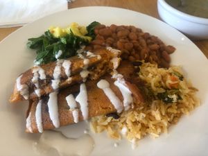 Tamale plate at Tumerico in Tucson