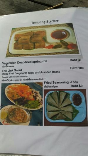 Menu page 3 at The Link Food Farmacy in Pai