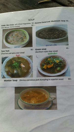 Menu page 5 at The Link Food Farmacy in Pai