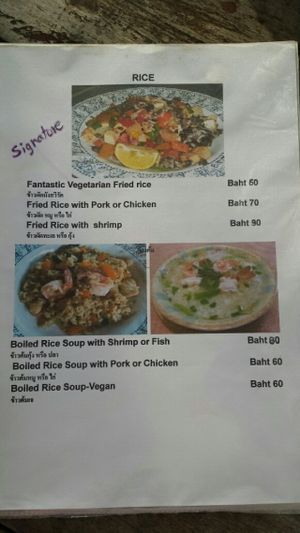 Menu page 8 at The Link Food Farmacy in Pai