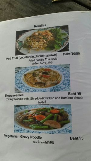 Menu page 9 at The Link Food Farmacy in Pai