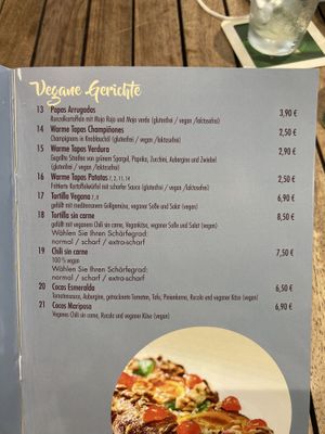 Die veganen Gerichte :) at Tapas & Co in Marburg