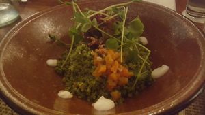 Quinoa salad with basil pesto at JO2 in Kapaa