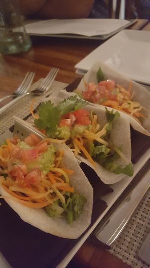 Jicama taco at JO2 in Kapaa