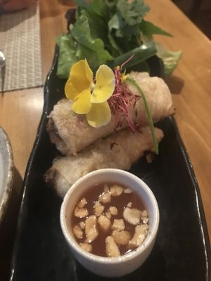 Spring rolls at JO2 in Kapaa