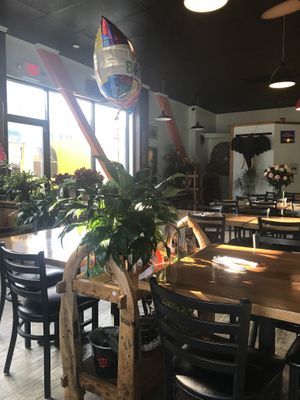 Dining area at MyThai in Anchorage