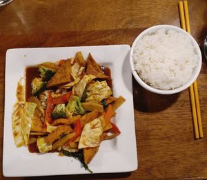 Stir fried curry at MyThai in Anchorage