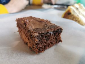 Brownie at La Vegana in Sevilla