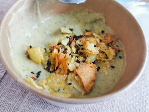 Autumn soup at La Vegana in Sevilla