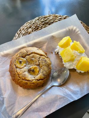 Banana Bread at La Vegana in Sevilla