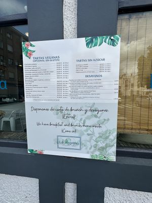 Menu   at La Vegana in Sevilla