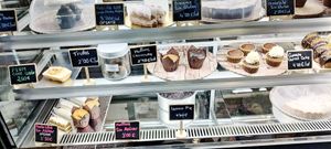 vitrine patisserie 1 at La Vegana in Sevilla