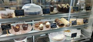 vitrine patisserie 2 at La Vegana in Sevilla