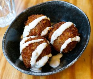 Potato croquette at So Nat - Bourdaloue in Paris