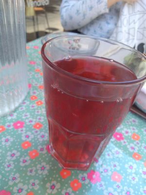 Bissap drink at So Nat - Bourdaloue in Paris