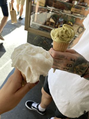 Coconut & pistachio  at Creme de la Creme in Prague